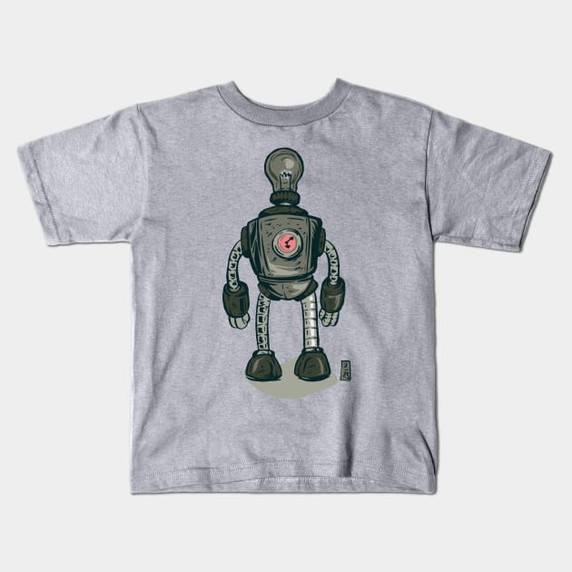 Ideabot 01 Kids T-Shirt by Thomcat23